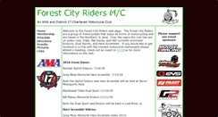 Desktop Screenshot of forestcityriders.com